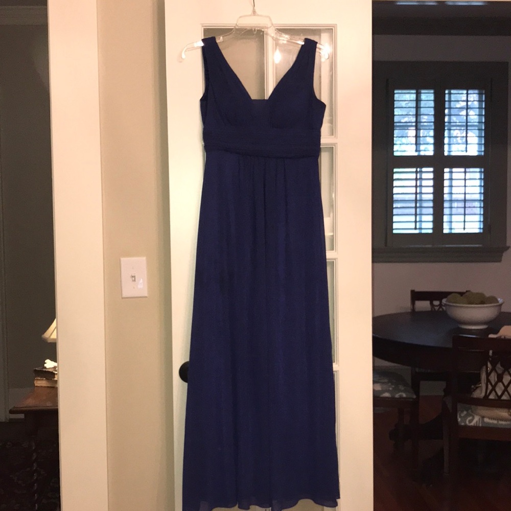 Navy blue maxi dress